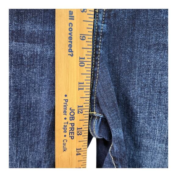 Lucky Brand Stevie Jeans Women 16/33 High Rise Flare Blue Denim Western Cowgirl - Picture 7 of 12